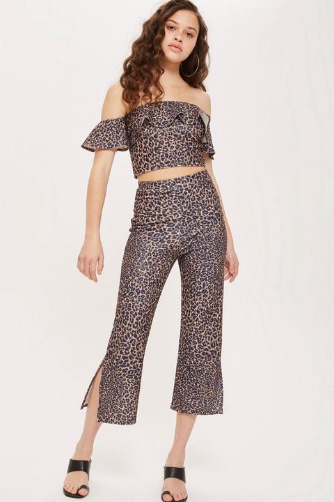 **leopard Print Culottes By Oh My Love