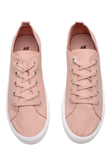 H & M - Sneakers In Tela - Arancione