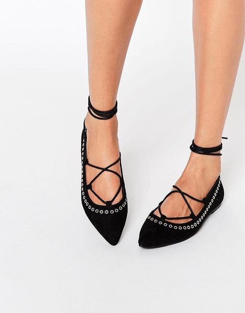 Bailarinas En Punta Con Cordones Lois De Asos