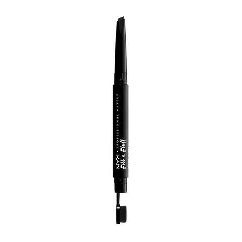 Nyx Professional Makeup Fill & Fluff Eyebrow Pomade Pencil In Black