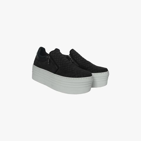 Zapato Sneaker Plataforma Negros