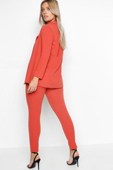red suit co ord