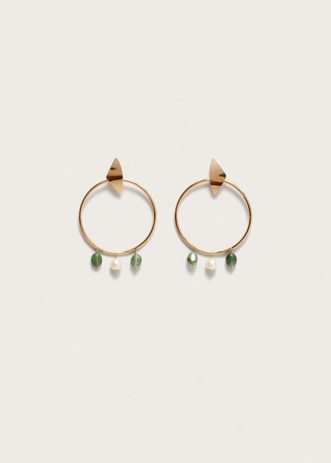 Pendientes Aros Piedras
