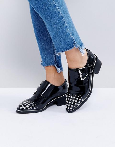 Zapatos Planos Con Adornos Macadamia De Asos