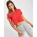 ellesse crop polo shirt