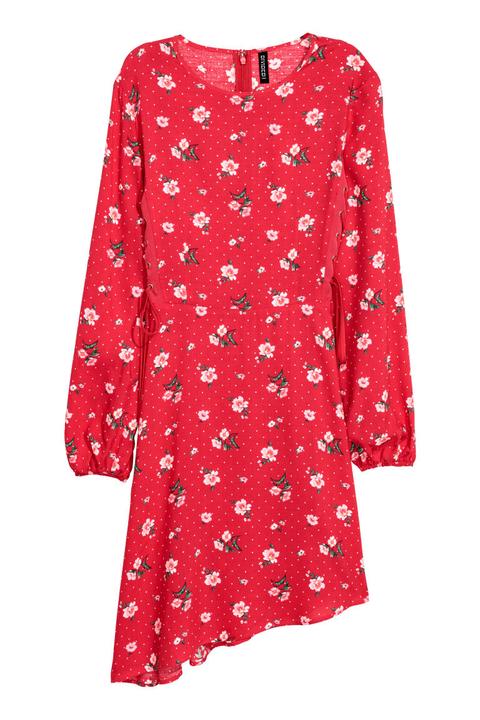 Robe À Motif - Rouge
