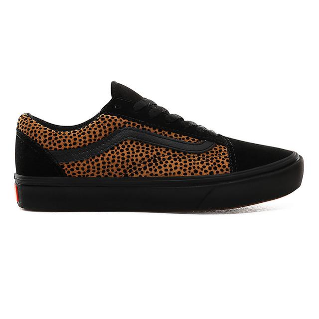 black and cheetah vans