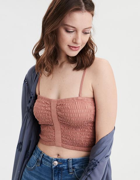 Ae Smocked Tube Top