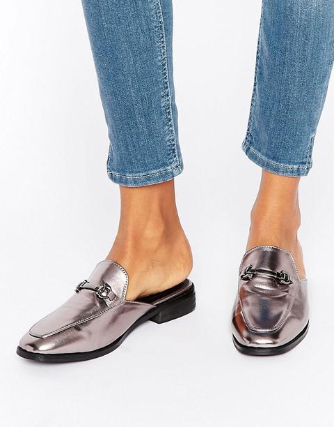 Mocasines Metalizados Abiertos De Daisy Street