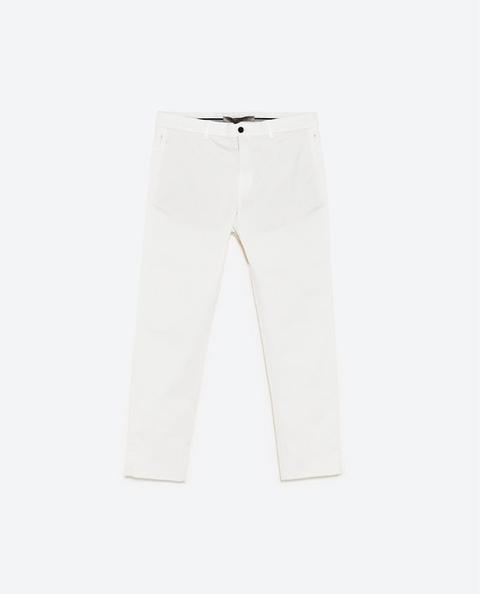 Pantalón Chino Cropped