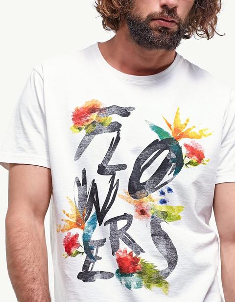 Camiseta Print Flowers