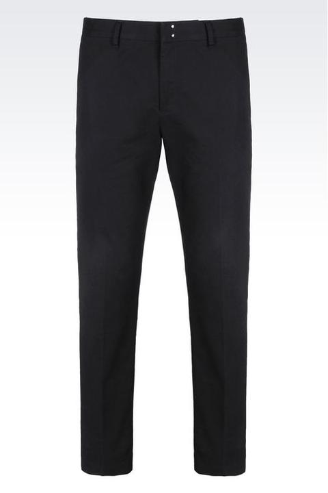 Pantalone In Cotone Stretch