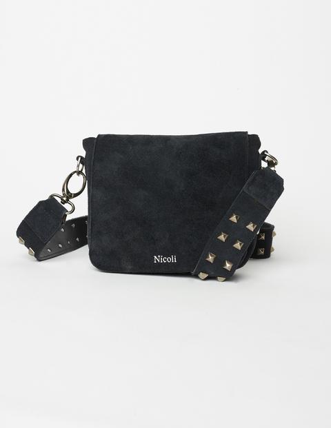 Bolso Tachuelas Cuadradas Negro