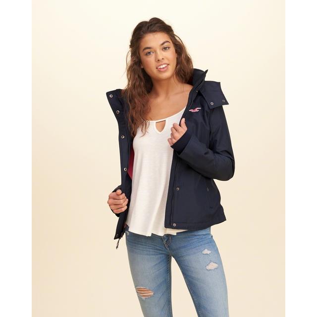 hollister all weather coat