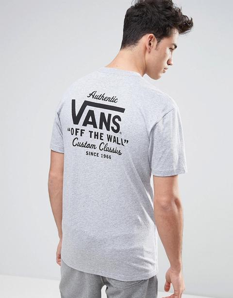 Camiseta Gris Va312yath Holder De Vans