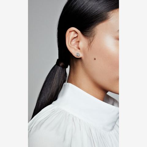 Pandora Halo Heart Stud Earrings 