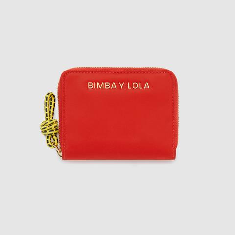 Cartera Plana Rojo Tomate