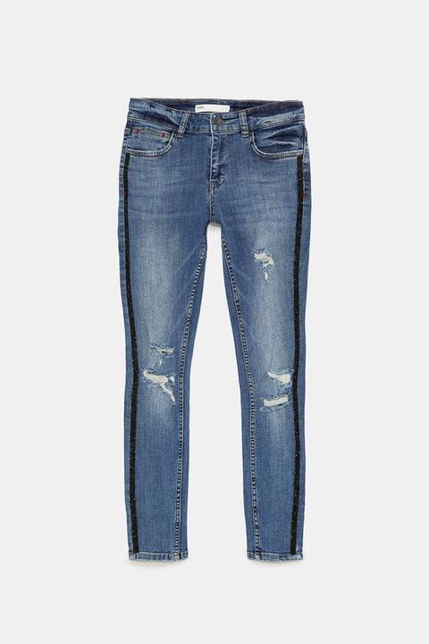 Jeans Z1975 Banda Lateral Brillo