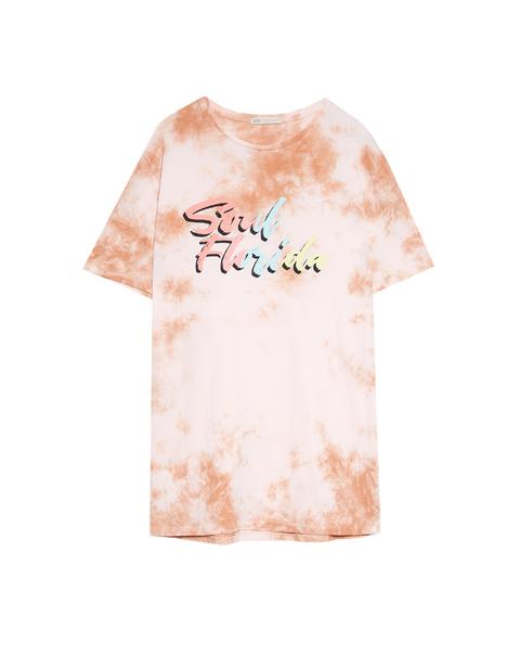 Camiseta Oversize Tie&amp;amp;dye Textos