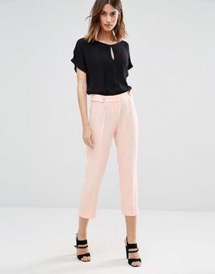 Vero Moda - Pantaloni Morbidi A Pieghe - Rosa