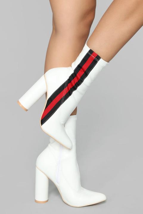 Star And Stripes Boot - White