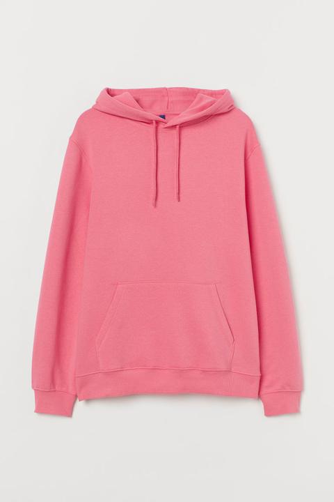 Sudadera Relaxed Fit - Rosa