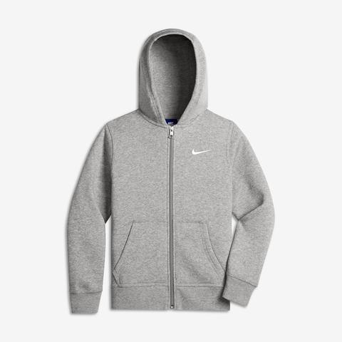 Nike Brushed Fleece Full-zip Sudadera Con Capucha - Chicos (8 A 15 Años)