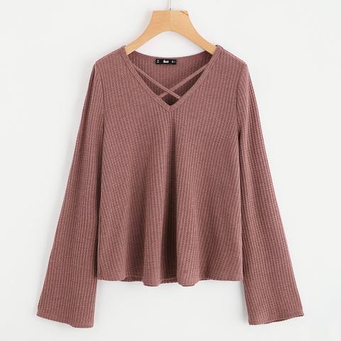 Blusa Decolleté Incrociato