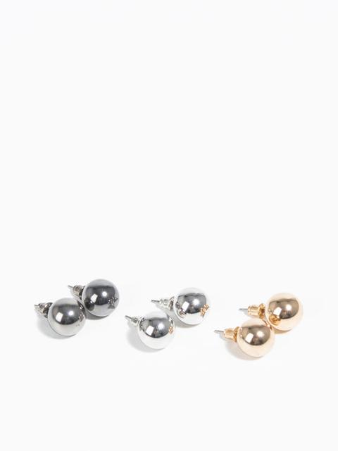 Conjunto De Pendientes Basic