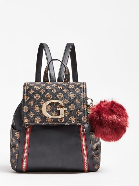 Guess Karola Logo And Pompom Backpack