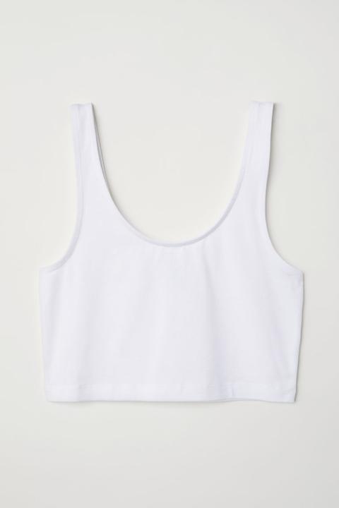 Crop Top - Blanc