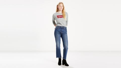 Wedgie Fit Straight Jeans