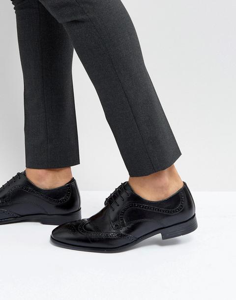 Red Tape - Scarpe Brogue Eleganti Nere - Nero