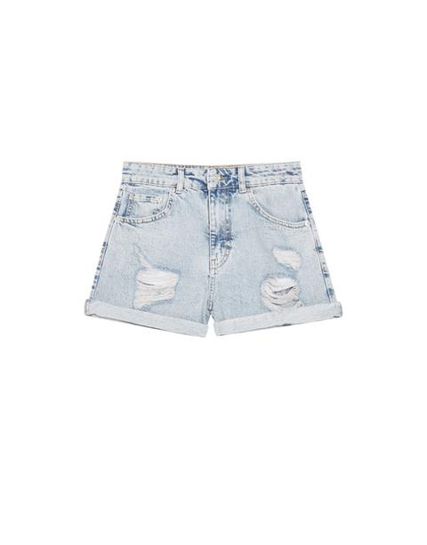 Shorts Mom Fit Strappi