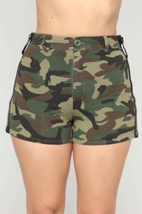 Bring It Back Shorts - Olive