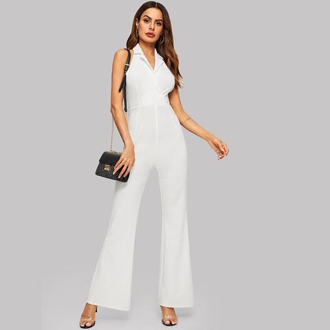 Rückenfreier Jumpsuit Mit Neckholder