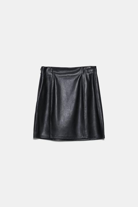 Falda Mini Piel