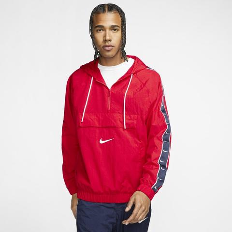 Serena Sentimental Grupo Nike Sportswear Swoosh Chaqueta De Tejido Woven - Hombre - Rojo de Nike en  21 Buttons