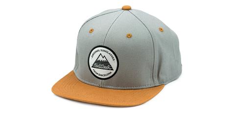 Snapback Grey - Brown