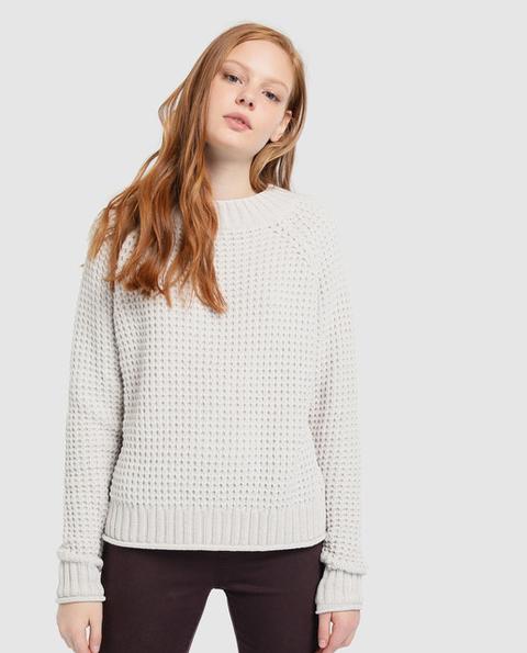 Jersey con Cuello Redondo Mujer find