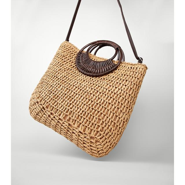 wicker bag new look