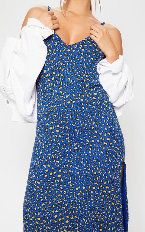 split cami midi dress