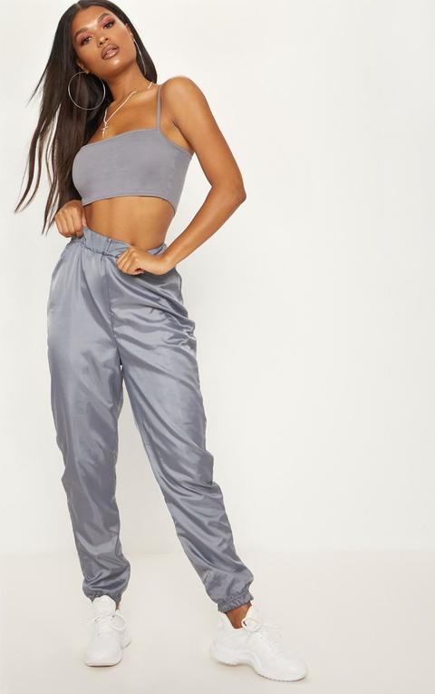 Grey Shell Cuff Jogger