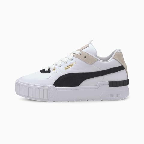 Chaussure Basket Cali Sport Heritage Pour Femme, Blanc/noir, Taille 37, Chaussures