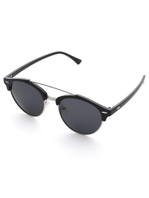 Double Bridge Flat Lens Sunglasses