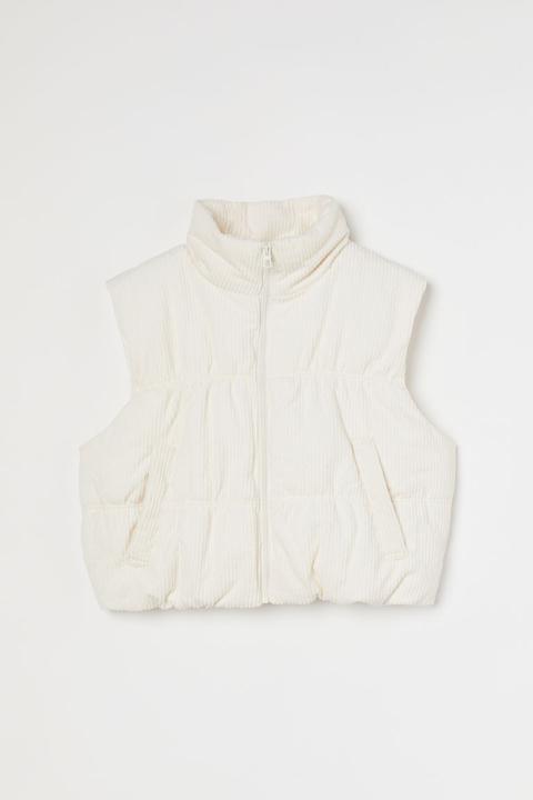 Padded Gilet - White