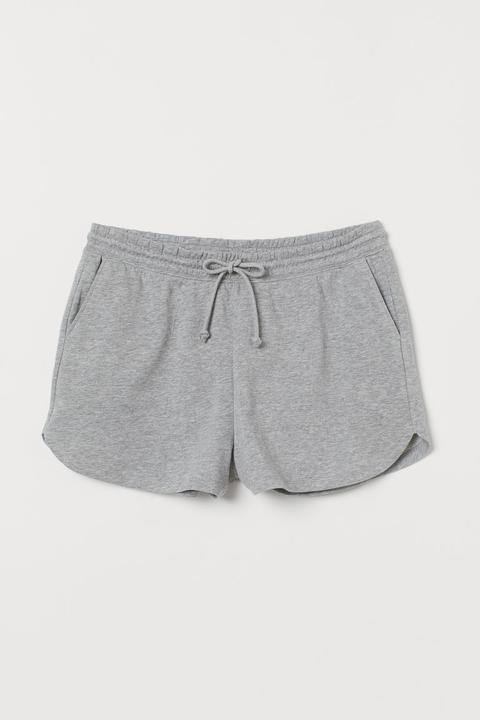 H & M+ Pantalón Corto De Chándal - Gris