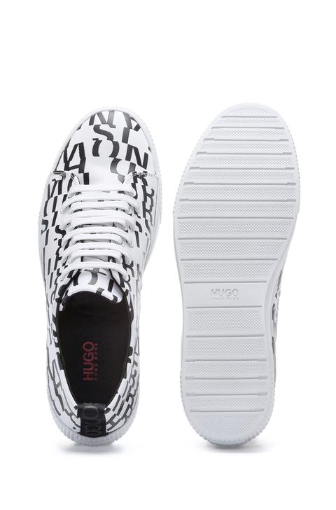 Low-top Trainers With Printed Fabric Uppers