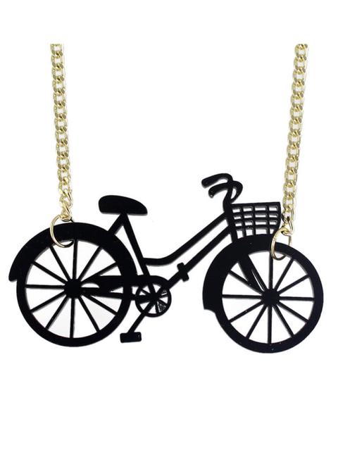 New Cute Vivid Bike Shape Pendant Necklace