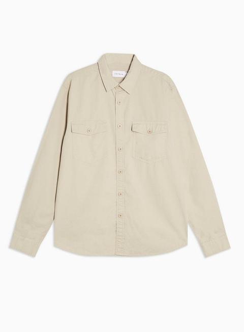 Topman Stone Two Pocket Shacket